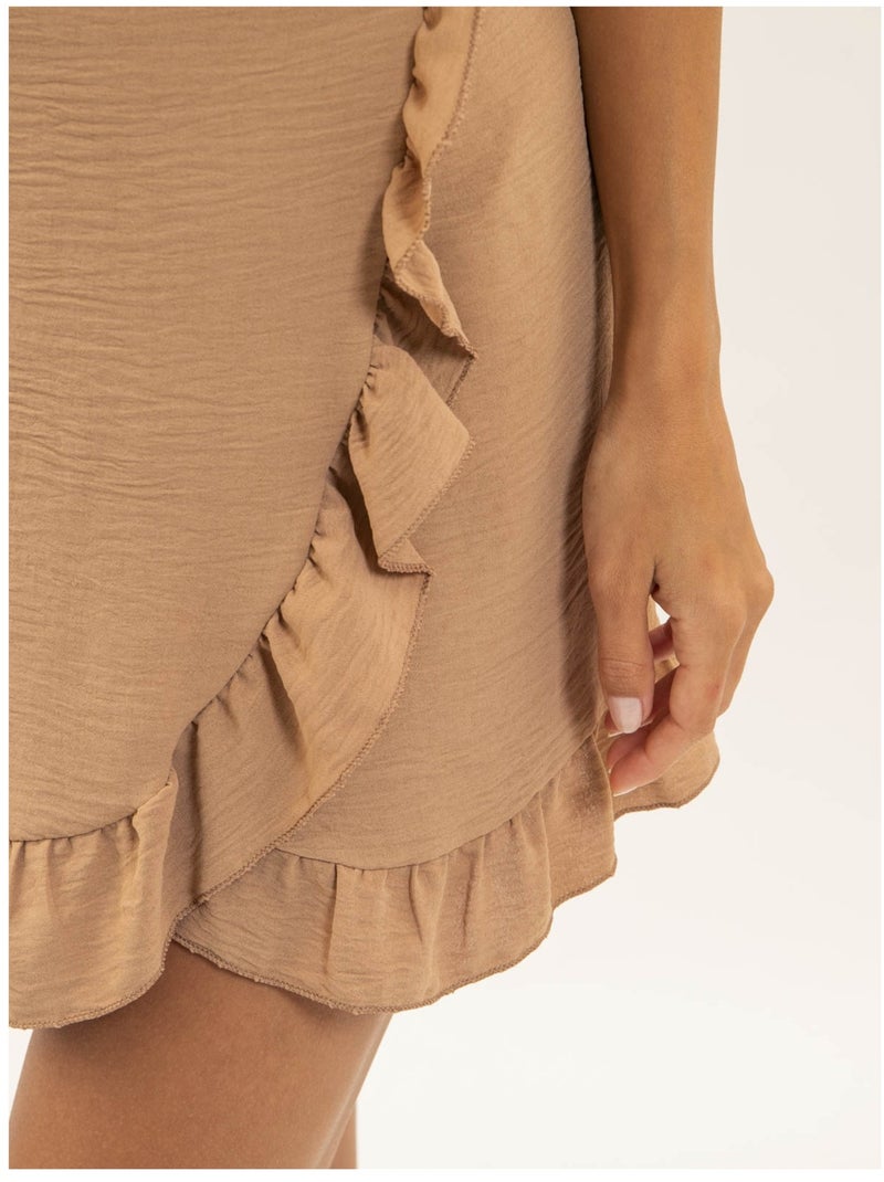 Gonna corta a portafoglio XOTESS Beige - Kiabi