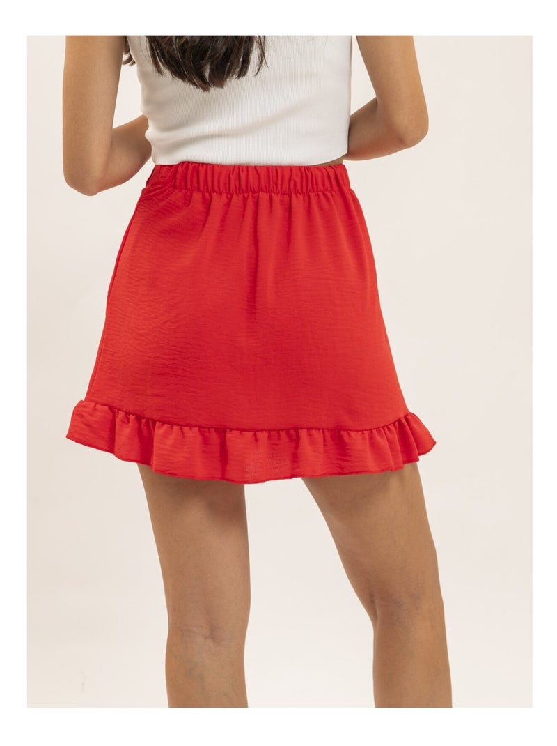 Gonna corta a portafoglio XOTESS Rosso - Kiabi