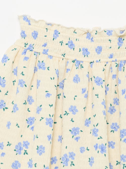 Gonna corta a ruota con shorts integrati - Kiabi