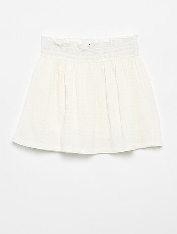 Gonna corta a ruota con shorts integrati