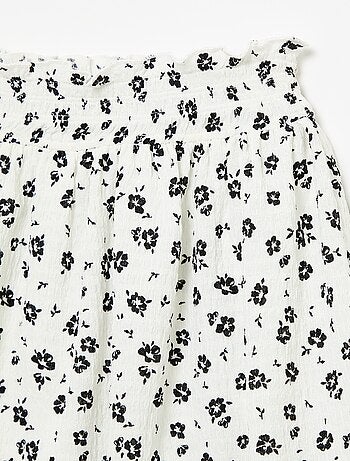 Gonna corta a ruota con shorts integrati