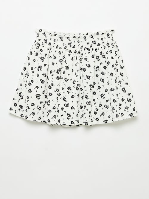 Gonna corta a ruota con shorts integrati - Kiabi