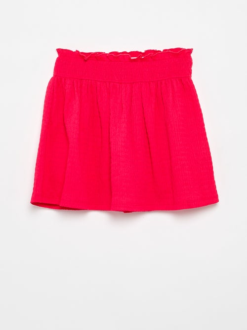 Gonna corta a ruota con shorts integrati - Kiabi