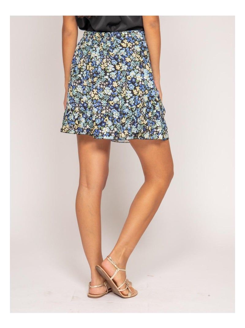 Gonna corta con motivi XOKAO Blu - Kiabi