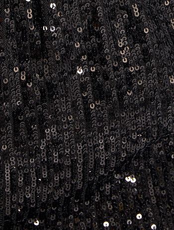 Gonna corta con paillettes - nero - Kiabi - 15.00€