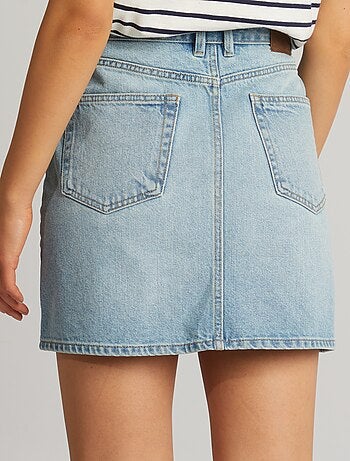 Gonna corta in denim