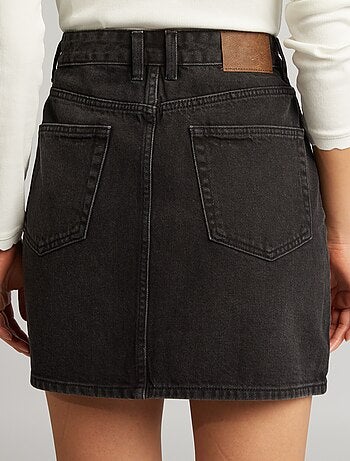 Gonna corta in denim