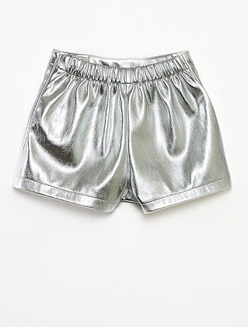 Gonna corta in ecopelle