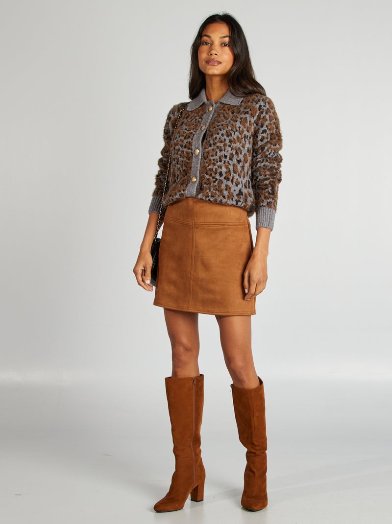 Gonna Nera Corta CUPSHE Gonna Da Donna Minigonna In Pelle