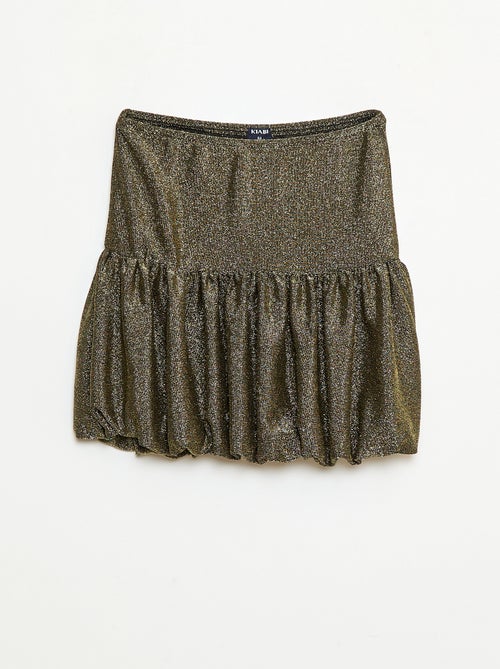 Gonna corta in maglia tinta unita - Kiabi