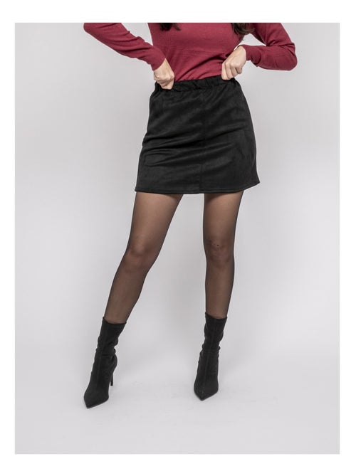 Gonna corta in similcamoscio XERTINA - Kiabi