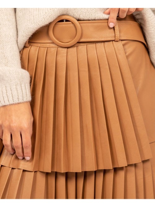 Gonna corta in similpelle XABEL - Kiabi