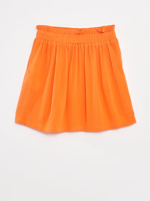 Gonna corta in tessuto effetto crêpe - Kiabi