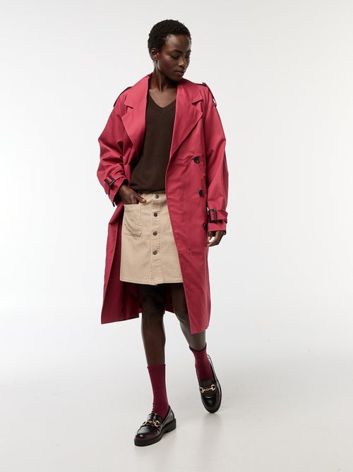 Gonna corta in velluto a coste 'JDY' - Kiabi