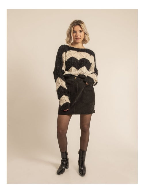 Gonna corta in velluto a coste XYLIDINE - Kiabi