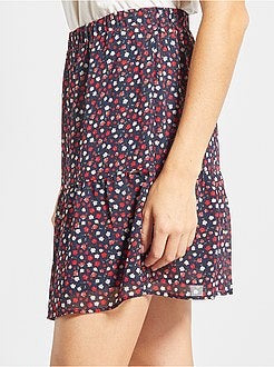 Gonna corta in velo di cotone - Kiabi