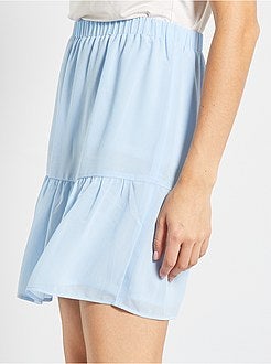 Gonna corta in velo di cotone - Kiabi