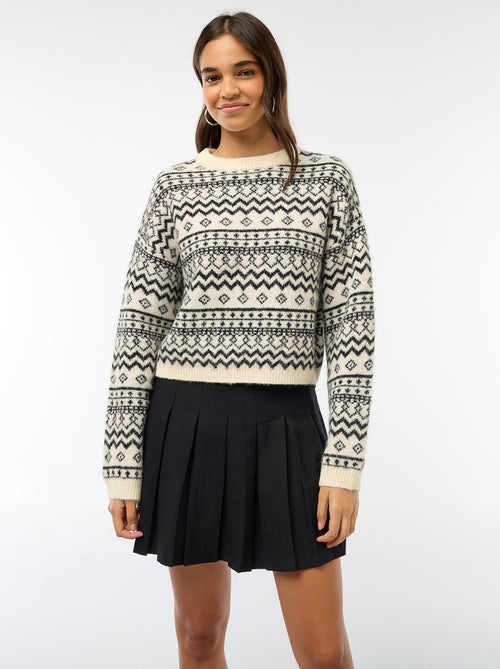 Gonna corta plissettata - Kiabi