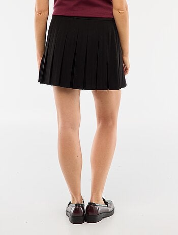 Gonna corta plissettata