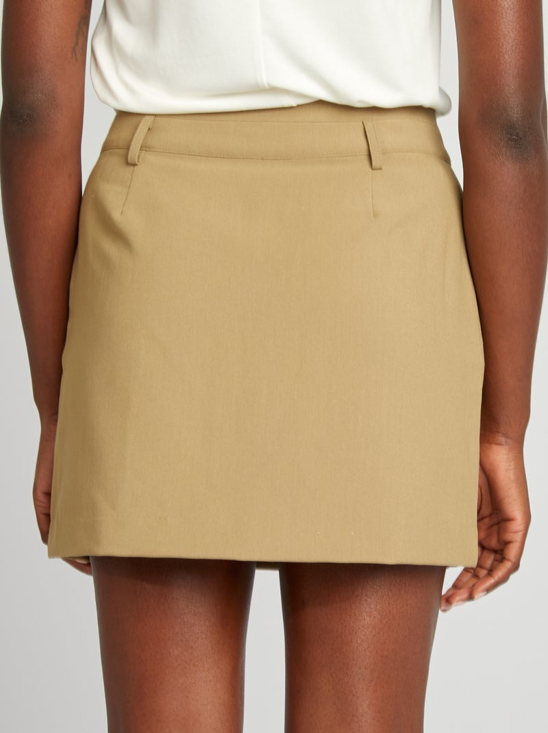 Gonna corta stile tailleur VERDE - Kiabi