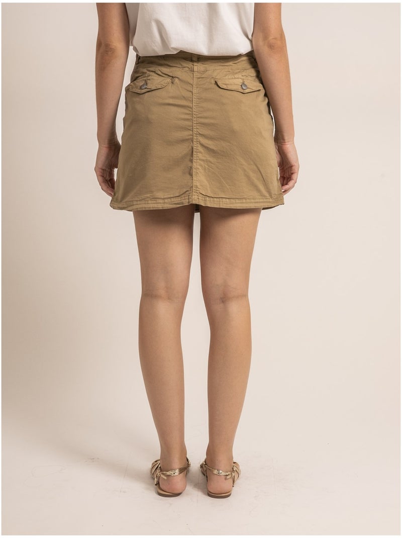 Gonna corta XOMIA Beige - Kiabi