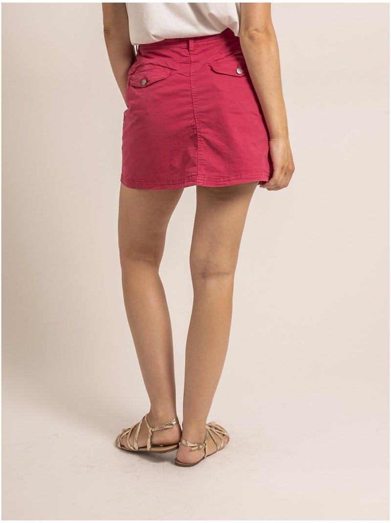 Gonna corta XOMIA Rosa lampone - Kiabi