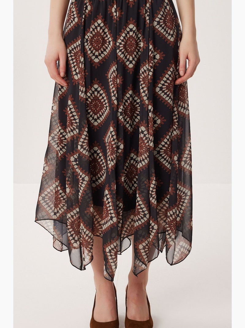 Gonna da donna istanbul Nero Rosso - Kiabi