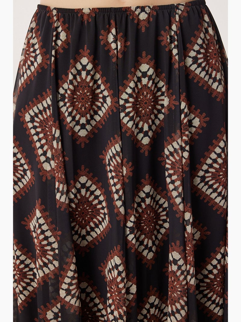 Gonna da donna istanbul Nero Rosso - Kiabi