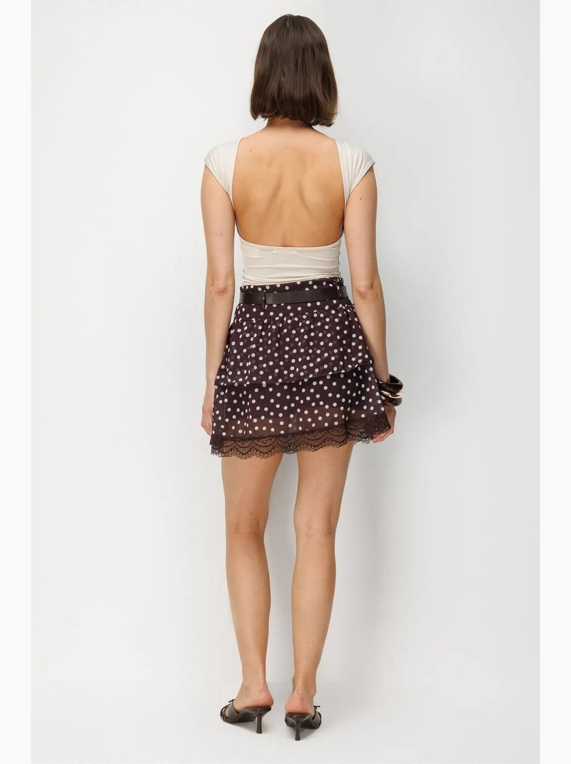 Gonna da donna mixray Rosso bordeaux - Kiabi