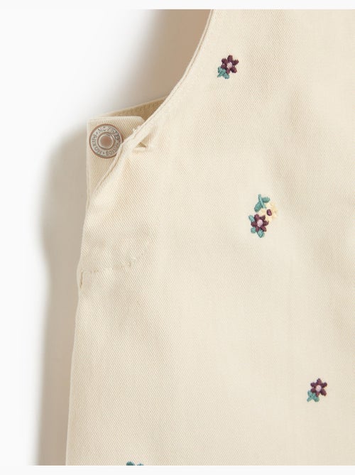 Gonna da salopette ricamata con fiori, mo fashion - Kiabi Gonna da salopette ricamata con fiori, mo fashion - Kiabi