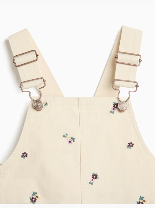Gonna da salopette ricamata con fiori, mo fashion - Kiabi Gonna da salopette ricamata con fiori, mo fashion - Kiabi