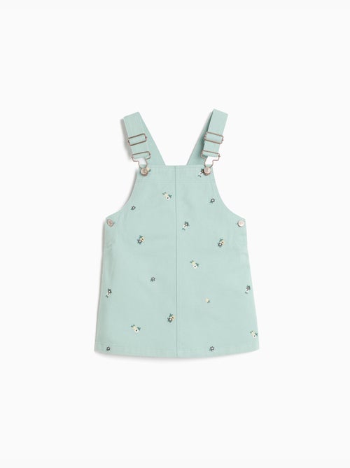 Gonna da salopette ricamata con fiori, mo fashion - Kiabi