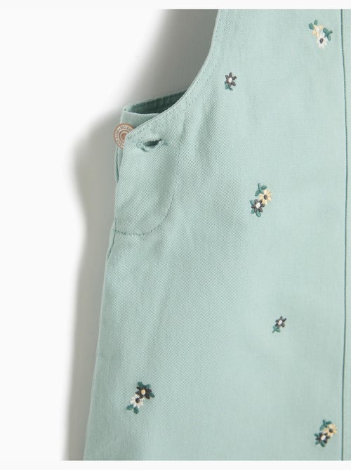 Gonna da salopette ricamata con fiori, mo fashion - Kiabi