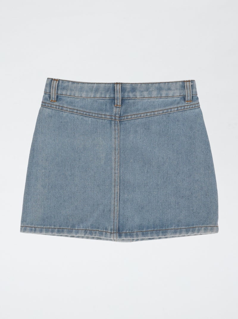 Gonna denim 'Bluey' in cotone Blu - Kiabi