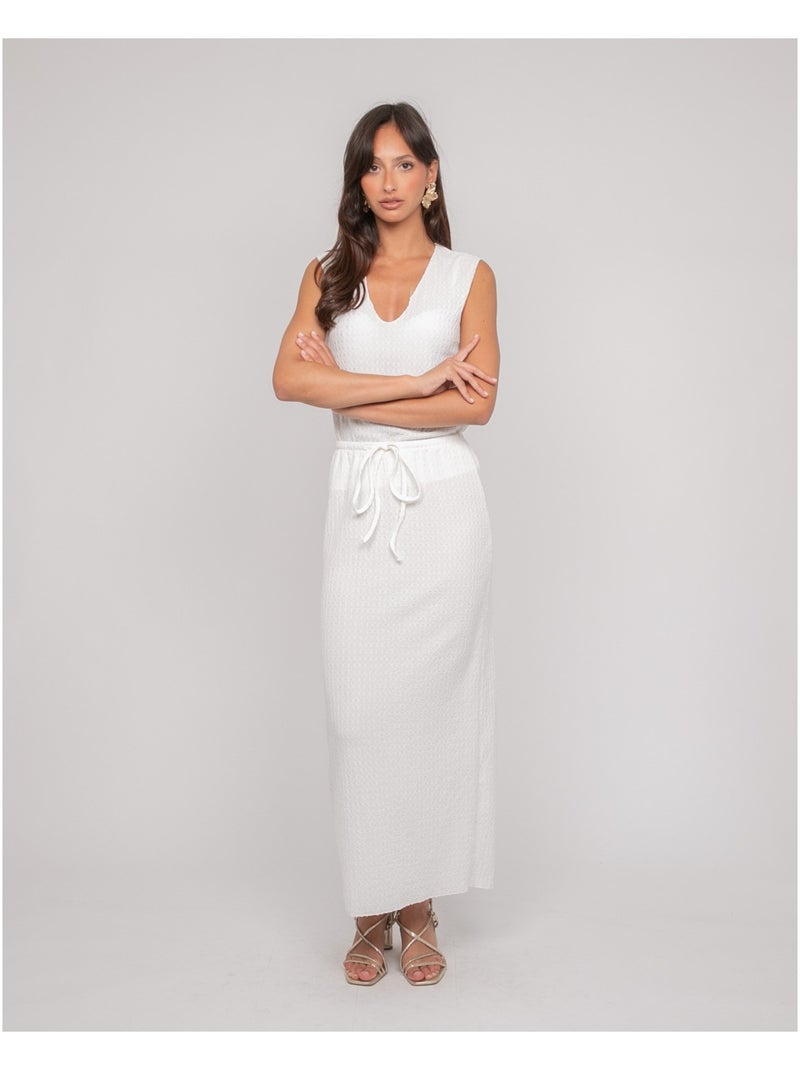 Gonna ensemble goffrata XOTAKA Beige - Kiabi