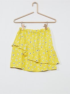 Gonna floreale con volant - Kiabi