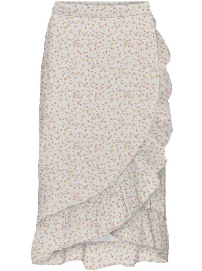 Gonna Floreale da Donna Vero Moda Bianco - Kiabi