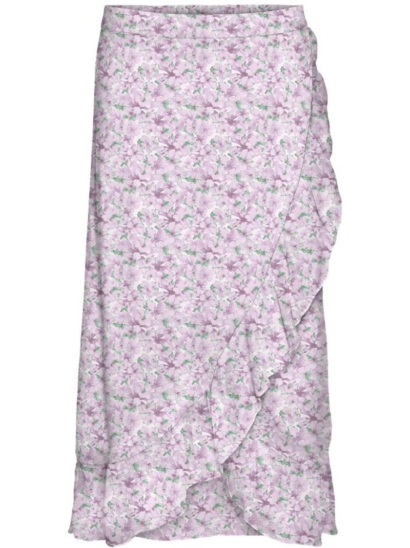 Gonna floreale da donna vero moda Viola - Kiabi