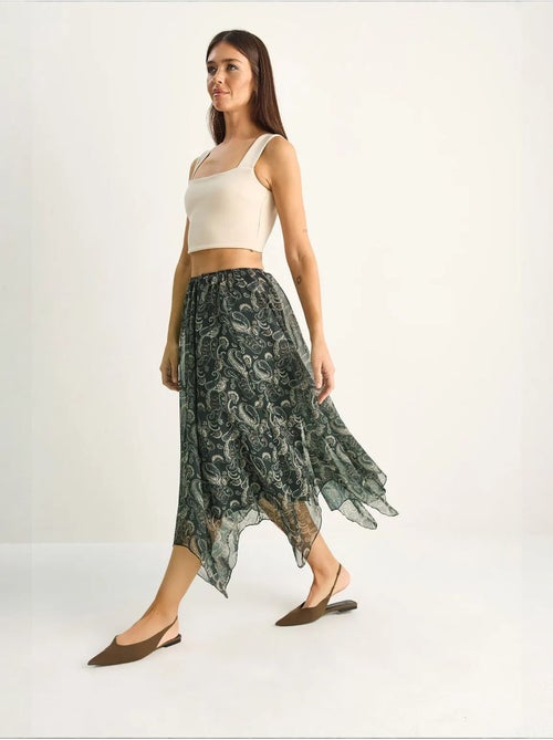 Gonna in cotone lucci - Kiabi Gonna in cotone lucci - Kiabi