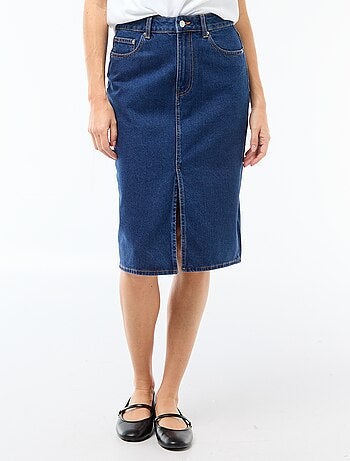 Gonna in denim a 5 tasche