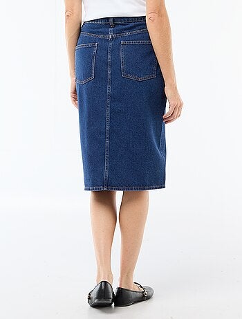 Gonna in denim a 5 tasche