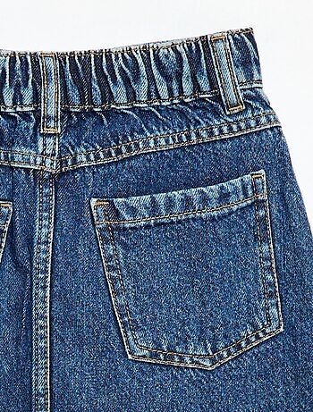 Gonna in denim abbottonata