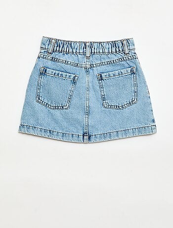 Gonna in denim abbottonata