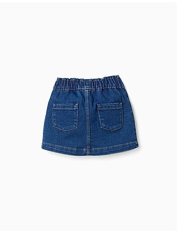 Gonna in denim con 4 tasche