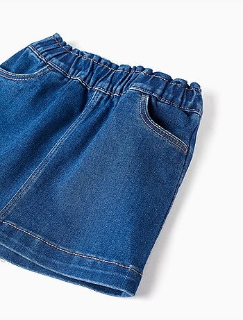 Gonna in denim con 4 tasche