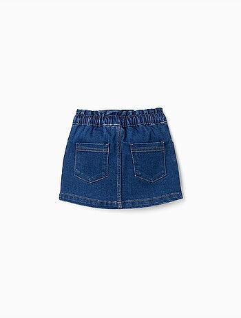 Gonna in denim con 4 tasche