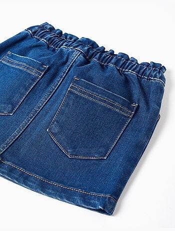 Gonna in denim con 4 tasche