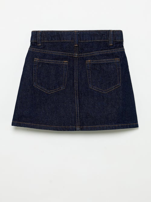 Gonna in denim con tasche intrecciate - Kiabi