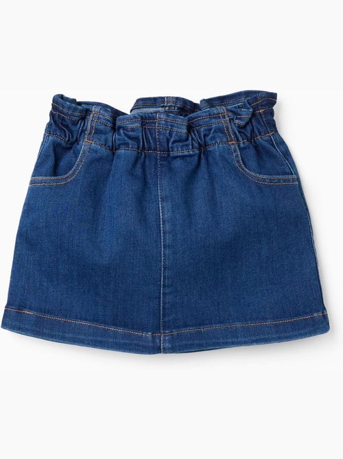 Gonna in denim con vita paperbag e tasche - Kiabi Gonna in denim con vita paperbag e tasche - Kiabi