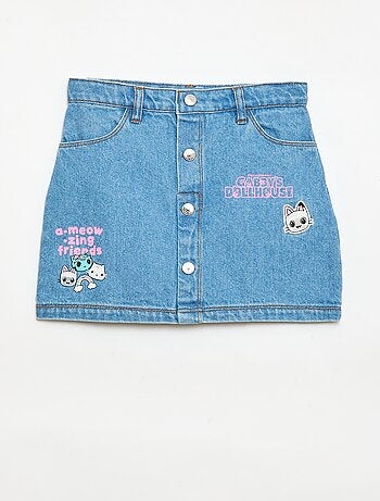 Gonna in denim 'Gabby e la casa magica'